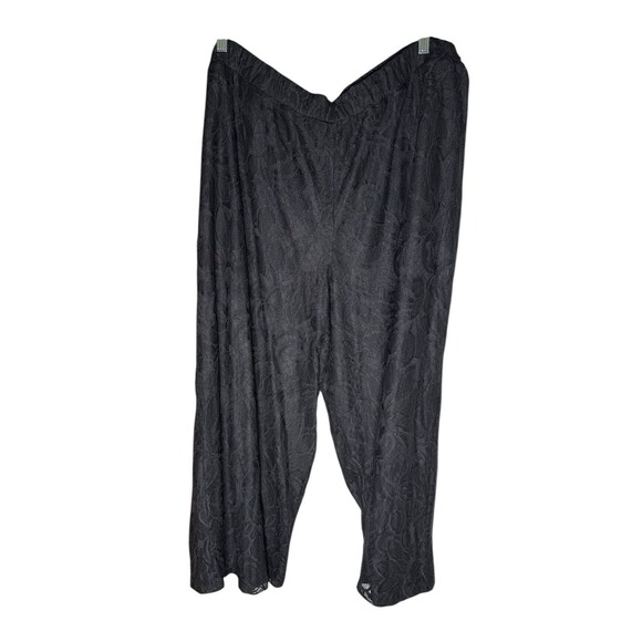 Dennis Basso Women's Pants Sz 3XP Regular Fully Lined Lace Black A675075 - Picture 2 of 14